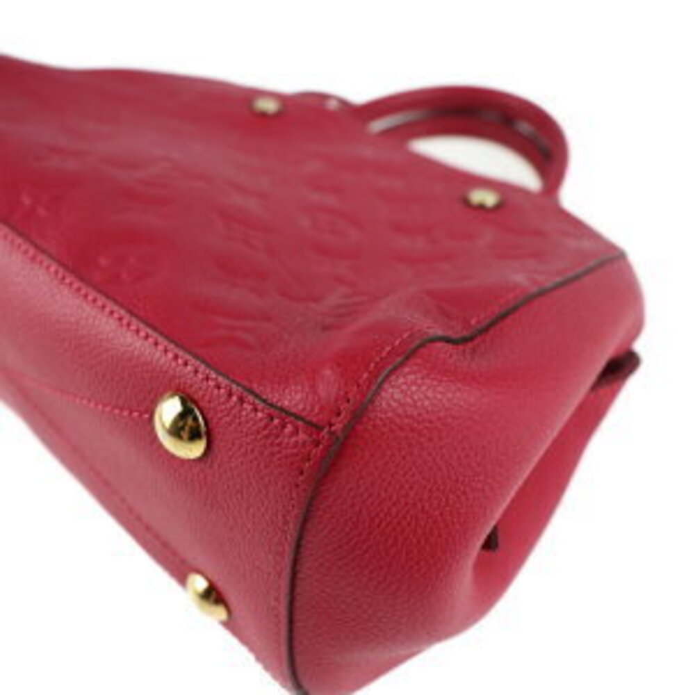 LOUIS VUITTON Montaigne Monogram Empreinte handbag freesia leather shoulder bag - Picture 6 of 9